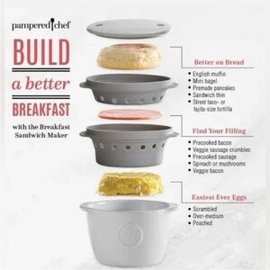 Pampered Chef Breakfast Sandwich Maker